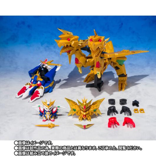 元祖SDガンダム 黄金神スペリオルカイザー／太陽神ゴッドカイザー 2大神コンパチブルセット